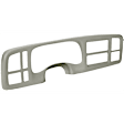 KIT-061224-DC038 2-Piece Kit Dash Cover, Light Gray, Molded; Overlay Over Factory Dash, Vacu Molded Series, Includes (1) Dash Cover and (1) Instrument Panel Cover