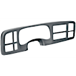 KIT-061224-DC044 2-Piece Kit Dash Cover, Slate Gray, Molded; Overlay Over Factory Dash, Vacu Molded Series, Includes (1) Dash Cover and (1) Instrument Panel Cover