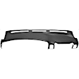 2005 Chevrolet Suburban 1500 - 2-Piece Kit Dash Cover, Dark Gray, With Grab Handle, Molded; Overlay Over Factory Dash, Vacu Molded Series  Includes (1) Dash Cover and (1) Instrument Panel Cover