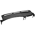 2005 Chevrolet Suburban 1500 - 2-Piece Kit Dash Cover, Dark Gray, With Grab Handle, Molded; Overlay Over Factory Dash, Vacu Molded Series  Includes (1) Dash Cover and (1) Instrument Panel Cover