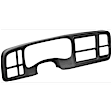 2005 Chevrolet Suburban 1500 - 2-Piece Kit Dash Cover, Dark Gray, With Grab Handle, Molded; Overlay Over Factory Dash, Vacu Molded Series  Includes (1) Dash Cover and (1) Instrument Panel Cover