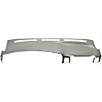 KIT-061224-DC053 2-Piece Kit Dash Cover, Light Gray, Molded; Overlay Over Factory Dash, Vacu Molded Series, Includes (1) Dash Cover and (1) Instrument Panel Cover