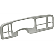 KIT-061224-DC053 2-Piece Kit Dash Cover, Light Gray, Molded; Overlay Over Factory Dash, Vacu Molded Series, Includes (1) Dash Cover and (1) Instrument Panel Cover