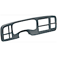 KIT-061224-DC059 2-Piece Kit Dash Cover, Slate Gray, Molded; Overlay Over Factory Dash, Vacu Molded Series, Includes (1) Dash Cover and (1) Instrument Panel Cover