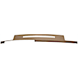 KIT-061224-DC067 2-Piece Kit Dash Cover, Light Brown, Molded; Overlay Over Factory Dash, Vacu Molded Series, Includes (1) Dash Cover and (1) Instrument Panel Cover