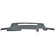 KIT-061224-DC089 2-Piece Kit Dash Cover, Slate Gray, Molded; Overlay Over Factory Dash, Vacu Molded Series, Includes (1) Dash Cover and (1) Instrument Panel Cover