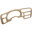2002 Chevrolet S10 - 2-Piece Kit Dash Cover, Light Brown, Molded; Overlay Over Factory Dash, Vacu Molded Series Includes (1) Dash Cover and (1) Instrument Panel Cover