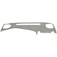 2000 Chevrolet S10 - 2-Piece Kit Dash Cover, Light Gray, Molded; Overlay Over Factory Dash, Vacu Molded Series Includes (1) Dash Cover and (1) Instrument Panel Cover