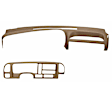 1996 GMC C1500 - 2-Piece Kit Dash Cover, Light Brown, Molded; Overlay Over Factory Dash, Vacu Molded Series Includes (1) Dash Cover and (1) Instrument Panel Cover