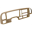 1996 GMC C1500 - 2-Piece Kit Dash Cover, Light Brown, Molded; Overlay Over Factory Dash, Vacu Molded Series Includes (1) Dash Cover and (1) Instrument Panel Cover
