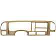KIT-061224-DC116 2-Piece Kit Dash Cover, Neutral, Molded; Overlay Over Factory Dash, Vacu Molded Series, Includes (1) Dash Cover and (1) Instrument Panel Cover