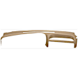 KIT-061224-DC116 2-Piece Kit Dash Cover, Neutral, Molded; Overlay Over Factory Dash, Vacu Molded Series, Includes (1) Dash Cover and (1) Instrument Panel Cover