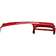 1995 GMC K1500 - 2-Piece Kit Dash Cover, Red, Molded; Overlay Over Factory Dash, Vacu Molded Series  Includes (1) Dash Cover and (1) Instrument Panel Cover