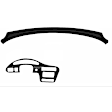 2003 Chevrolet Cavalier - 2-Piece Kit Dash Cover, Black, Molded; Overlay Over Factory Dash, Vacu Molded Series Includes (1) Dash Cover and (1) Instrument Panel Cover