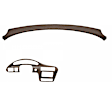 KIT-061224-DC137 2-Piece Kit Dash Cover, Dark Brown, Molded; Overlay Over Factory Dash, Vacu Molded Series, Includes (1) Dash Cover and (1) Instrument Panel Cover