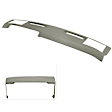 1989 Chevrolet S10 Blazer - 2-Piece Kit Dash Cover, Taupe Gray, Molded; Overlay Over Factory Dash, Without Side Vents Cut Out, Vacu Molded Series Includes (1) Dash Cover and (1) Instrument Panel Cover