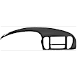 2003 Ford F-150 - 2-Piece Kit Dash Cover, Black, Molded; Overlay Over Factory Dash, Vacu Molded Series Includes (1) Dash Cover and (1) Instrument Panel Cover