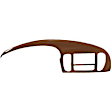 1997 Ford F-150 - 2-Piece Kit Dash Cover, Medium Brown, Molded, Overlay Over Factory Dash, Vacu Molded Series, includes (1) Dash Cover and (1) Instrument Panel Cover