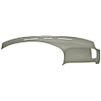 KIT-061224-DC211 2-Piece Kit Dash Cover, Taupe Gray, Molded; Overlay Over Factory Dash, Vacu Molded Series, Includes (1) Dash Cover and (1) Instrument Panel Cover