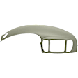 KIT-061224-DC211 2-Piece Kit Dash Cover, Taupe Gray, Molded; Overlay Over Factory Dash, Vacu Molded Series, Includes (1) Dash Cover and (1) Instrument Panel Cover