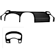 KIT-061224-DC212 2-Piece Kit Dash Cover, Black, Molded; Overlay Over Factory Dash, Includes (1) Dash Cover and (1) Instrument Panel Cover