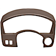 KIT-061224-DC214 2-Piece Kit Dash Cover, Dark Brown, Molded; Overlay Over Factory Dash, Includes (1) Dash Cover and (1) Instrument Panel Cover