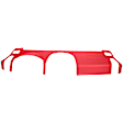 KIT-061224-DC224 2-Piece Kit Dash Cover, Red, Molded; Overlay Over Factory Dash, Includes (1) Dash Cover and (1) Instrument Panel Cover