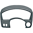 KIT-061224-DC225 2-Piece Kit Dash Cover, Slate Gray, Molded; Overlay Over Factory Dash, Includes (1) Dash Cover and (1) Instrument Panel Cover