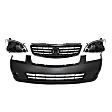 4-Piece Kit Front Primed Bumper Cover, Sedan, Includes (1) Bumper Cover, (1) Grille, and (2) Headlight