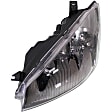 4-Piece Kit Front Primed Bumper Cover, Sedan, Includes (1) Bumper Cover, (1) Grille, and (2) Headlight