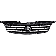 4-Piece Kit Front Primed Bumper Cover, Sedan, Includes (1) Bumper Cover, (1) Grille, and (2) Headlight