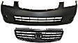 2-Piece Kit, Front Primed Bumper Cover, Sedan, Includes (1) Bumper Cover and (1) Grille