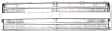 1987 Chevrolet R20 - 3-Piece Kit Grille, Silver, For Models With Chrome ,  Includes (1) Grille and (2) Headlight Door