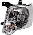 2008 Ford Explorer Sport Trac - 2-Piece Kit Driver Side Halogen Headlight, With bulb(s), OE Replacement,  Includes (1) Fog Light and (1) Headlight