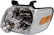 2008 Ford Explorer Sport Trac - 2-Piece Kit Driver Side Halogen Headlight, With bulb(s), OE Replacement,  Includes (1) Fog Light and (1) Headlight