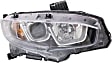 2-Piece Kit Passenger Side Halogen Headlight, With bulb(s), OE Replacement, Includes (1) Fog Light and (1) Headlight
