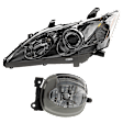 2-Piece Kit Driver Side Halogen Headlight, Without bulb(s), OE Replacement, Includes (1) Fog Light and (1) Headlight