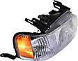 2-Piece Kit Passenger Side Halogen Headlight, With bulb(s), OE Replacement, Includes (1) Fog Light and (1) Headlight