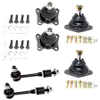 1992 Toyota 4Runner - 6-Piece Kit Front, Driver and Passenger Side Suspension Kit, Four Wheel Drive, Link With 1 Stud(s), Production Date From April 1989,  Includes (4) Ball Joint and (2) Sway Bar Link