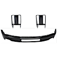 3-Piece Kit, Front Bumper, Painted Black, Includes (1) Bumper and (2) Bumper Bracket