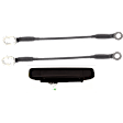 3-Piece Kit Tailgate Handle, Textured Black, Plastic, Includes (2) Tailgate Cable and (1) Tailgate Handle