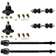 2003 Pontiac Grand Prix - 6-Piece Kit Front Suspension Kit, With Steel arm and Standard Design,  Includes (2) Ball Joint, (2) Sway Bar Link, and (2) Tie Rod End