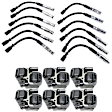 7-Piece Kit Spark Plug Wire, includes Ignition Coil
