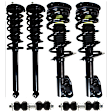 6-Piece Kit Front and Rear, Driver and Passenger Side Suspension Kit, Includes (4) Loaded Strut and (2) Sway Bar Link