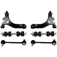 2003 Pontiac Grand Prix - 6-Piece Kit Front and Rear, Driver and Passenger Side, Lower Control Arm, Standard Design,  Includes (2) Control Arm and (4) Sway Bar Link