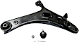 8-Piece Kit Front, Driver and Passenger Side, Inner and Outer, Lower Control Arm, includes (2) Control Arm, (2) Sway Bar Link, and (4) Tie Rod End
