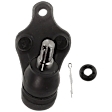 10-Piece Kit Front, Driver and Passenger Side, Upper and Lower Ball Joint, Press-In Type, includes (4) Ball Joint, (2) Sway Bar Link, (2) Tie Rod Adjusting Sleeve, and (2) Tie Rod End