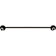 6-Piece Kit Front, Driver and Passenger Side, Outer and Inner Sway Bar Link, Includes (2) Sway Bar Link and (4) Tie Rod End