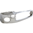 2011 Toyota Tundra - 4-Piece Kit Front, Driver and Passenger Side, Outer Bumper, Chrome,  Includes (1) Bumper, (2) Bumper Retainer, and (1) Valance