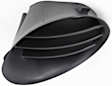 2003 Dodge Ram 2500 - 3-Piece Kit Front Bumper Trim, 1-Piece Inner Filler, For Models Without Tow Hook Holes, With Type 2 Bumper Cover, Black,  Includes (1) Bumper Trim and (2) Fog Light Cover